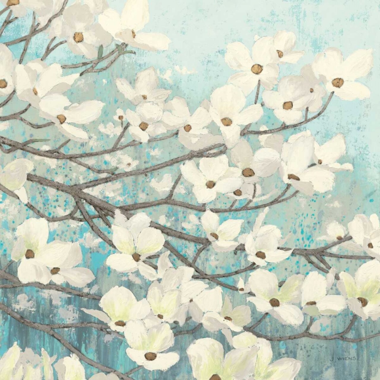 Dogwood Blossoms II Poster Print by James Wiens - Item # VARPDX10953